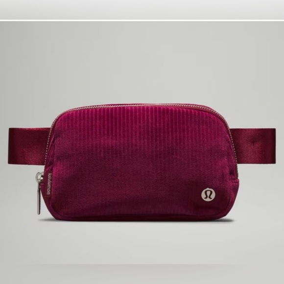 lululemon athletica Handbags - Lululemon-Belt bag deep luxe corduroy 1L-NWOT